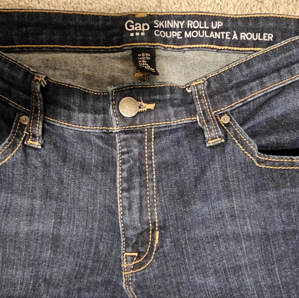 Gap Skinny Roll Up Jeans (Gap Jeans: 2 for $20)